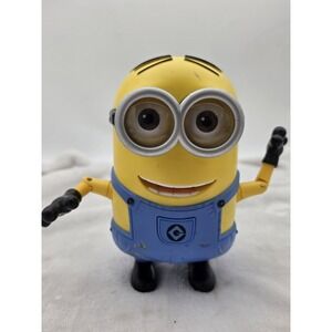 Despicable Me Dave Minion Push to Talk Dave 8" Tall ThinkWay Toy  Tested